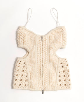 【SALE】Hand Knit Bustier