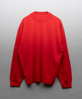 Super120s High Gauge Prime-Over Mock Neck Knit Pullover