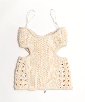 【SALE】Hand Knit Bustier