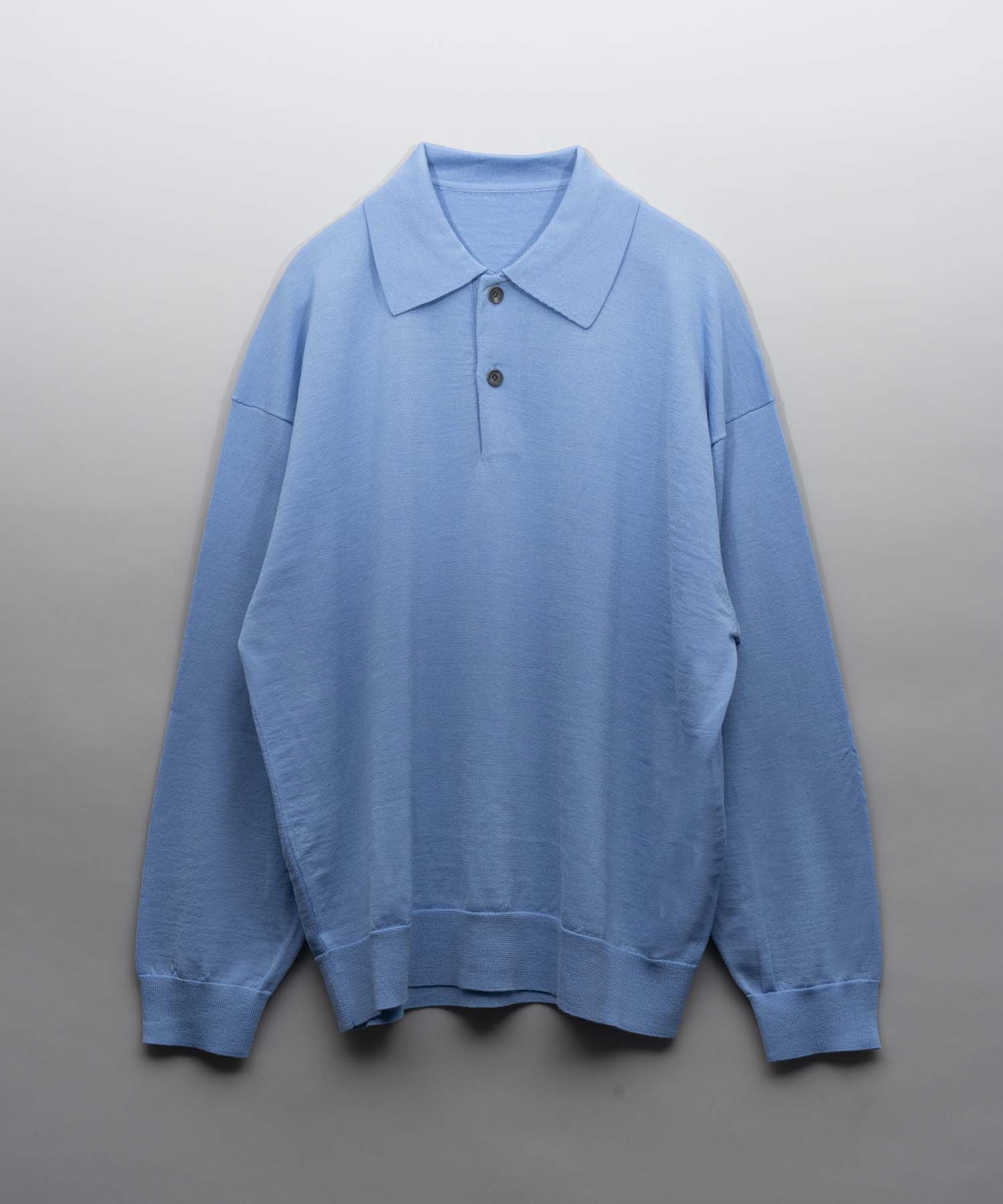 Super120s High Gauge Prime-Over Knit Polo Shirt