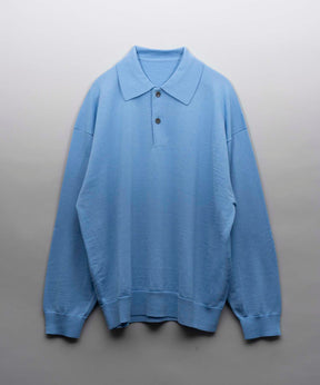 Super120s High Gauge Prime-Over Knit Polo Shirt