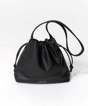 2way Shrink Vegan Leather Drawstring Bag