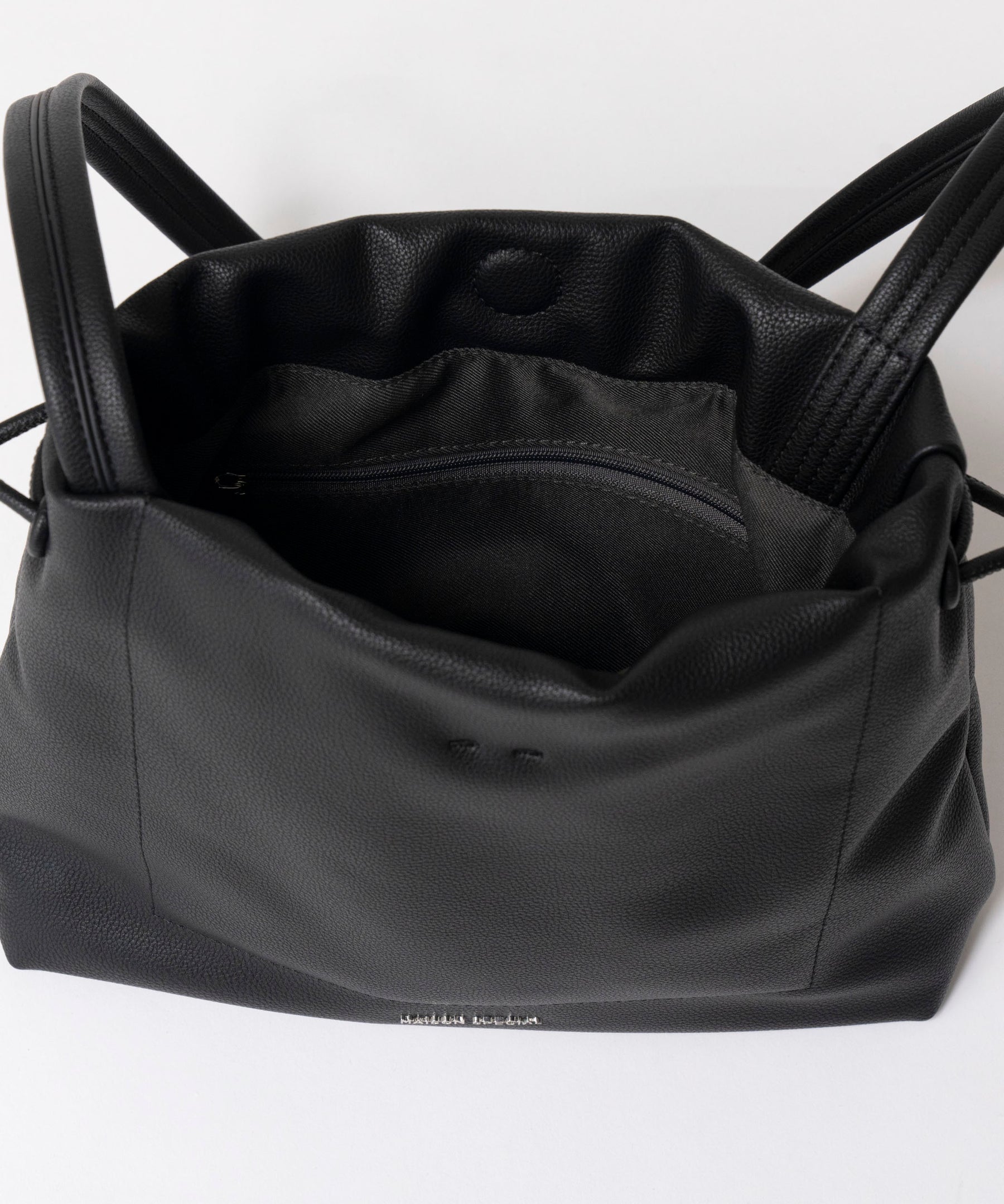 2way Shrink Vegan Leather Drawstring Bag