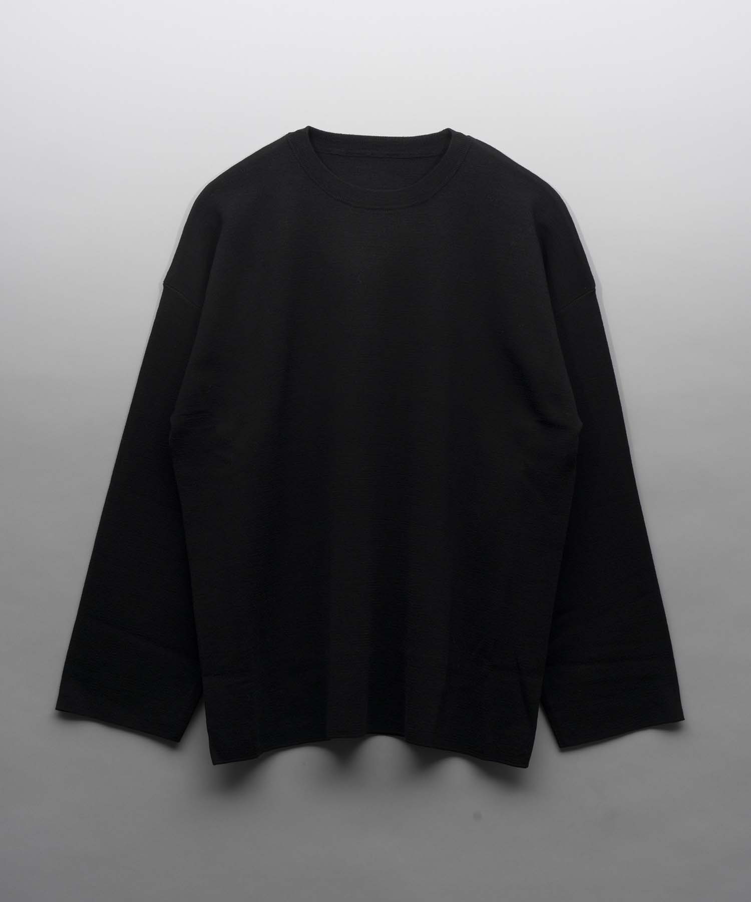 14G Milan Ribs Prime-Over Crew Neck Knit Pullover