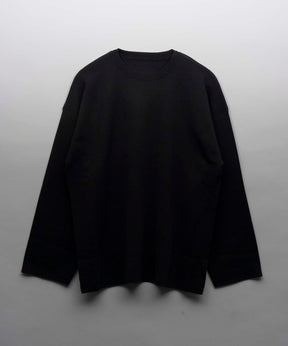 14G Milan Ribs Prime-Over Crew Neck Knit Pullover