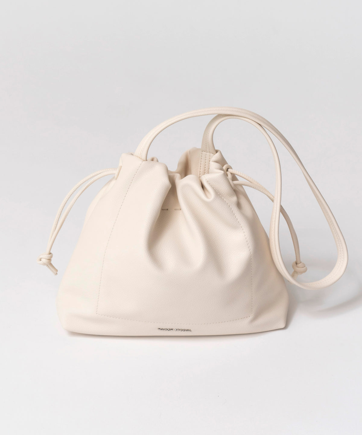 2way Shrink Vegan Leather Drawstring Bag