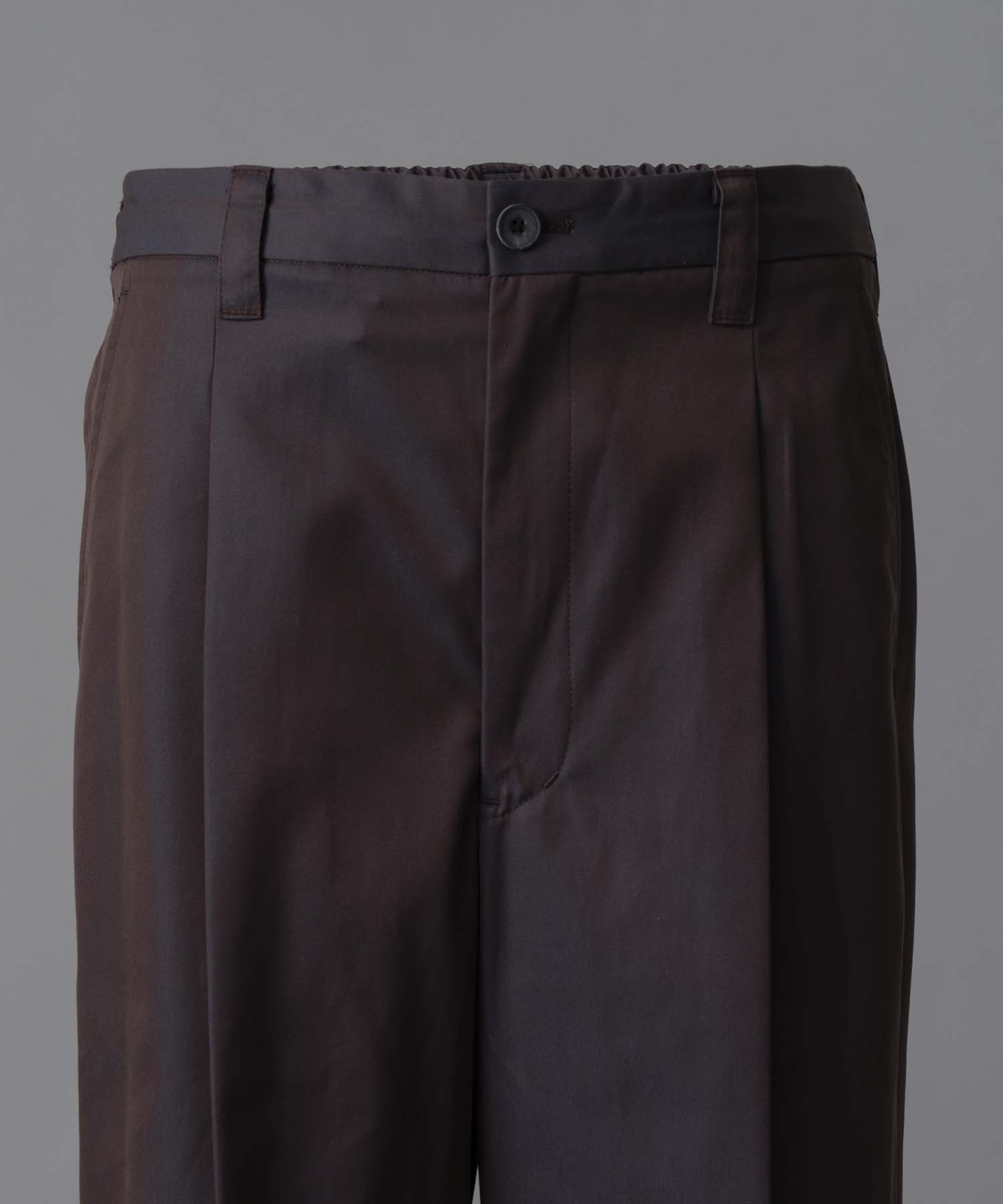 120/2/2 Suvin Cotton Gabardine Prime-Wide One Tuck Pants