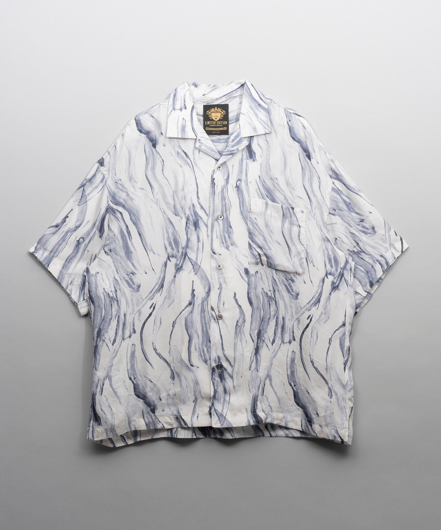 【LIMITED EDITION】Prime-Over Short Sleeve Open Collar Shirt