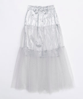 【SALE】Metallic Hard Tulle Skirt