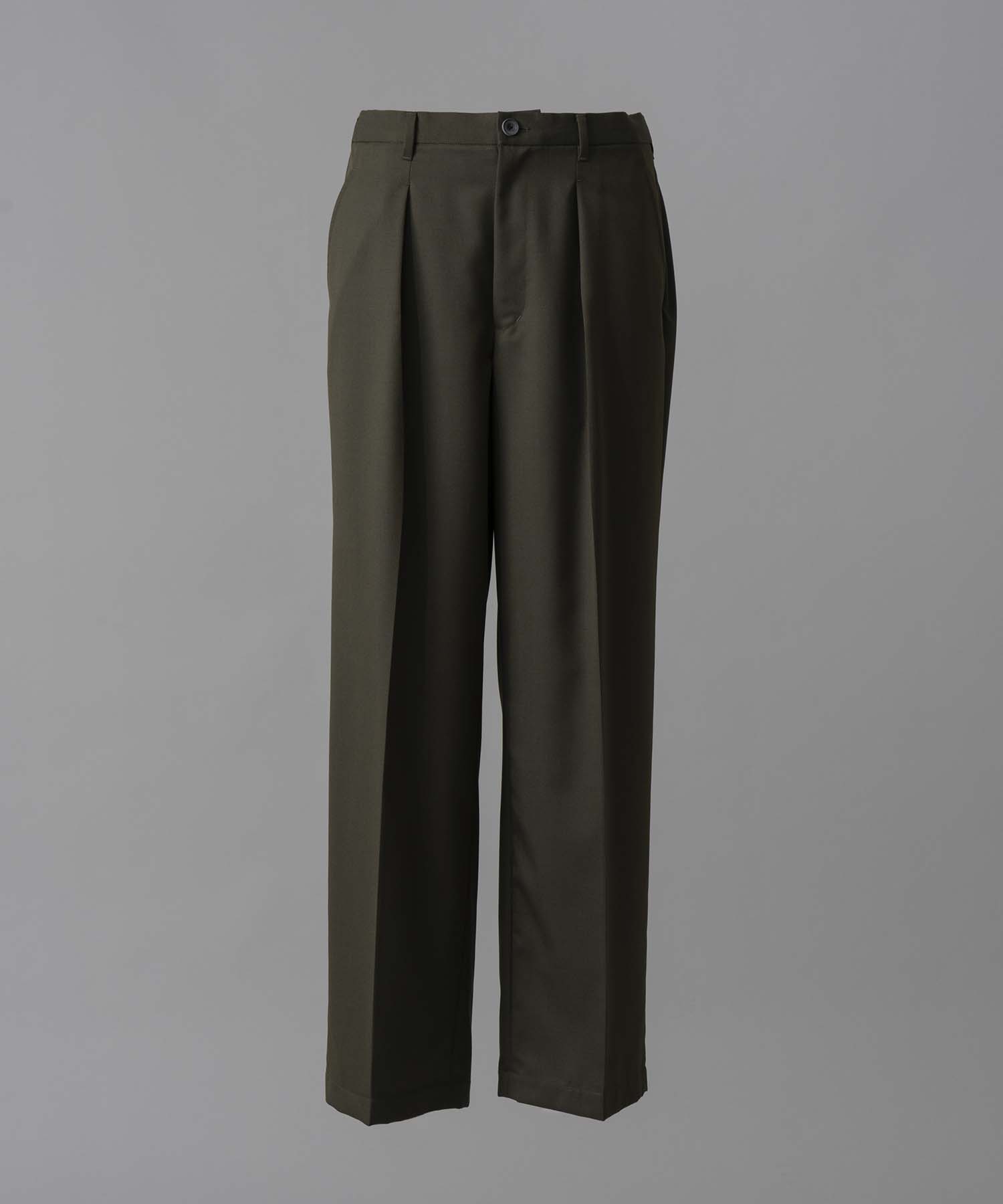 Wool Mix Prime Wide One-Tuck Wide Pants