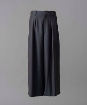 4 Colors Chambray Washable Wool Baggy Wide Pants