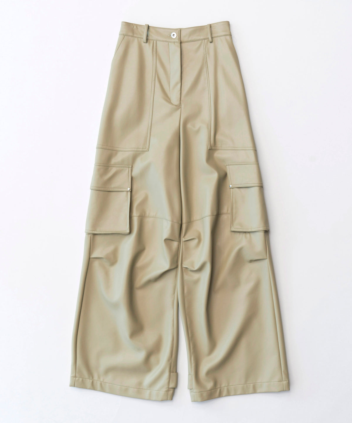 【SALE】Leather Cargo Pants