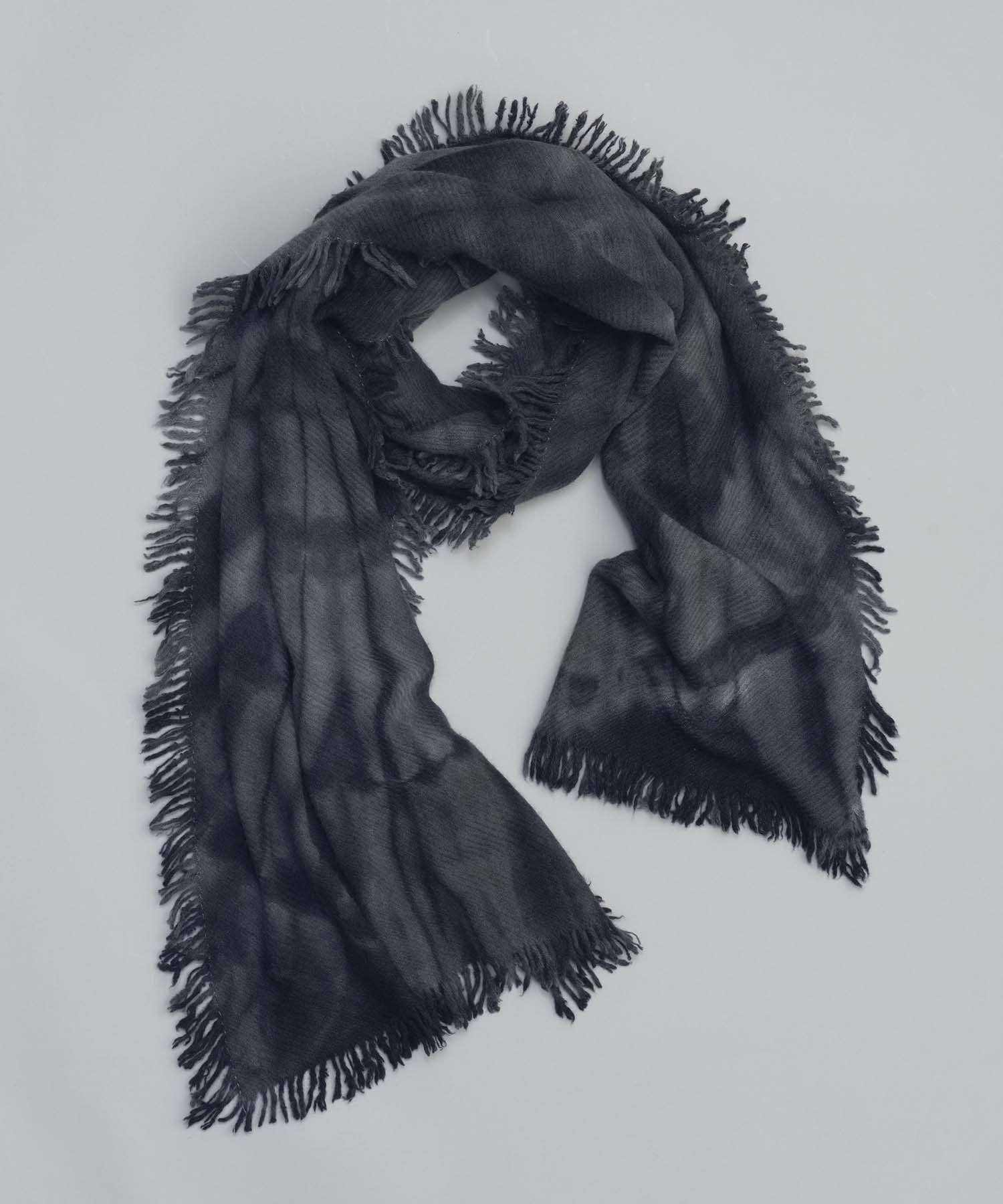 Cashmere Knit Tie-Dye Stole