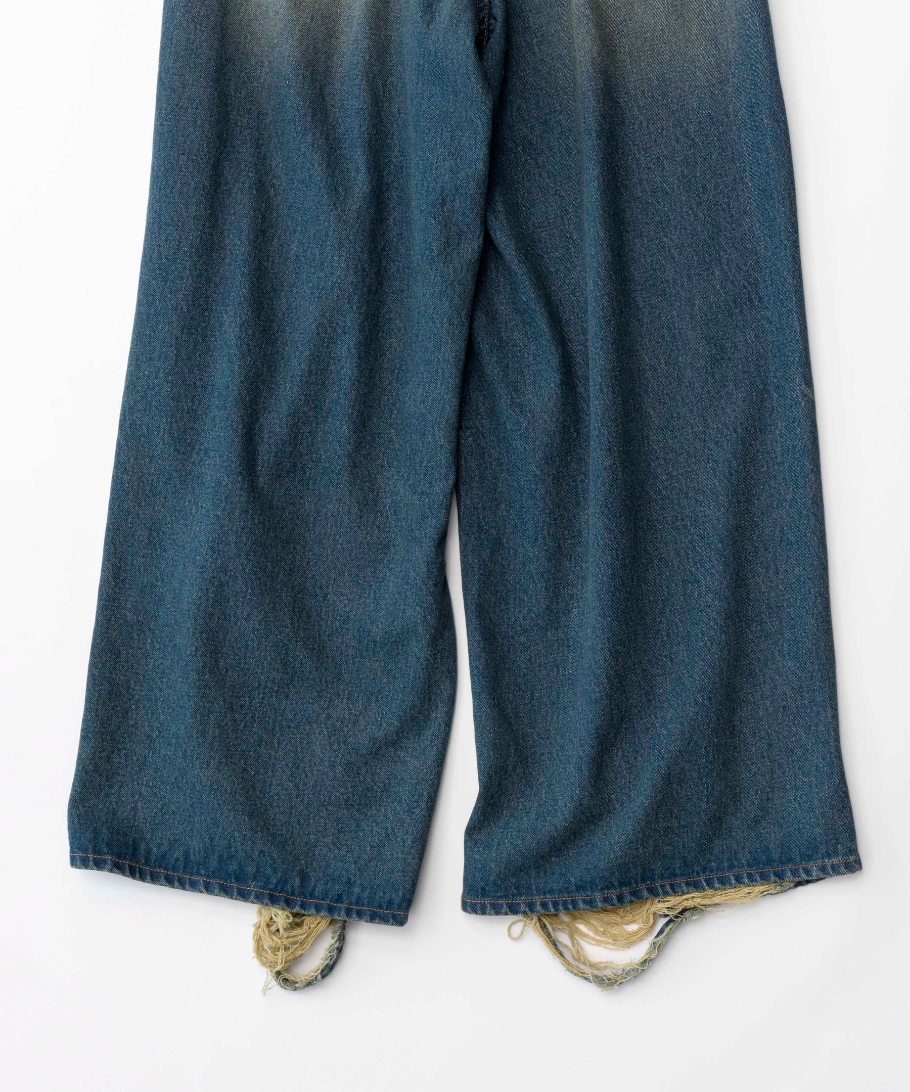 【SALE】Ripped Wide Denim