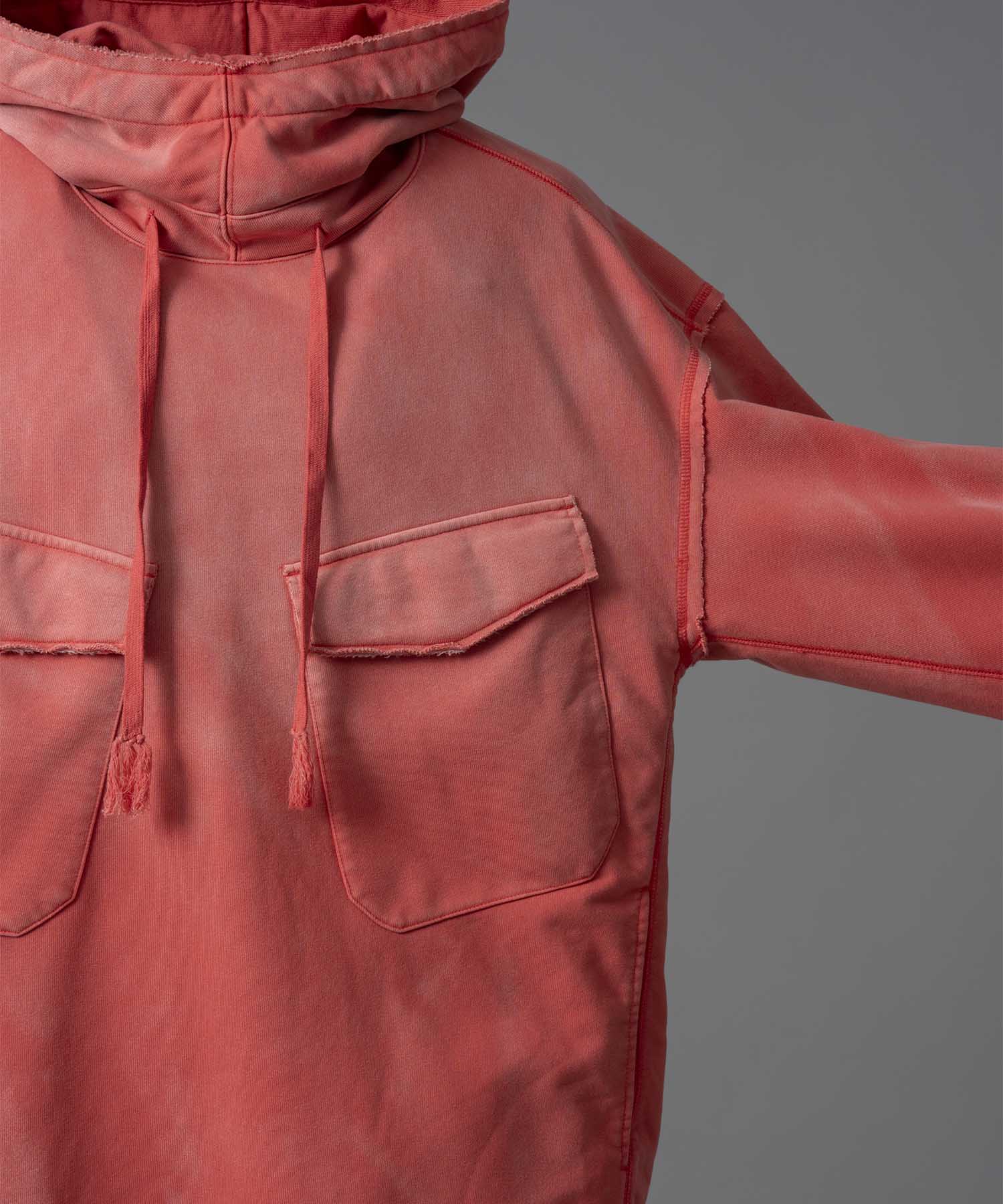 Sandblasting Sweat Prime-Over Salvage Parka