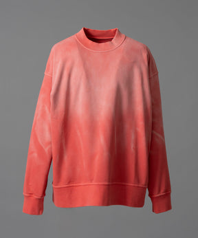 Sandblasting Sweat Prime-Over Crew Neck Pullover