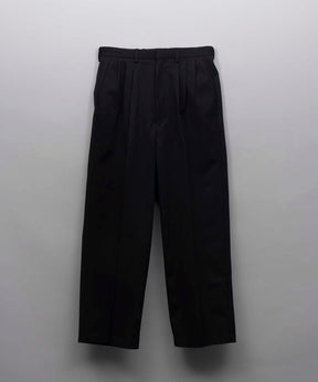 Triacetate Three-Tuck Wide Pants