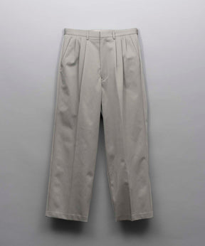 Triacetate Three-Tuck Wide Pants