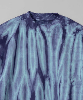 Hand Tie-Dye Sweat Prime-Over Crew Neck Pullover