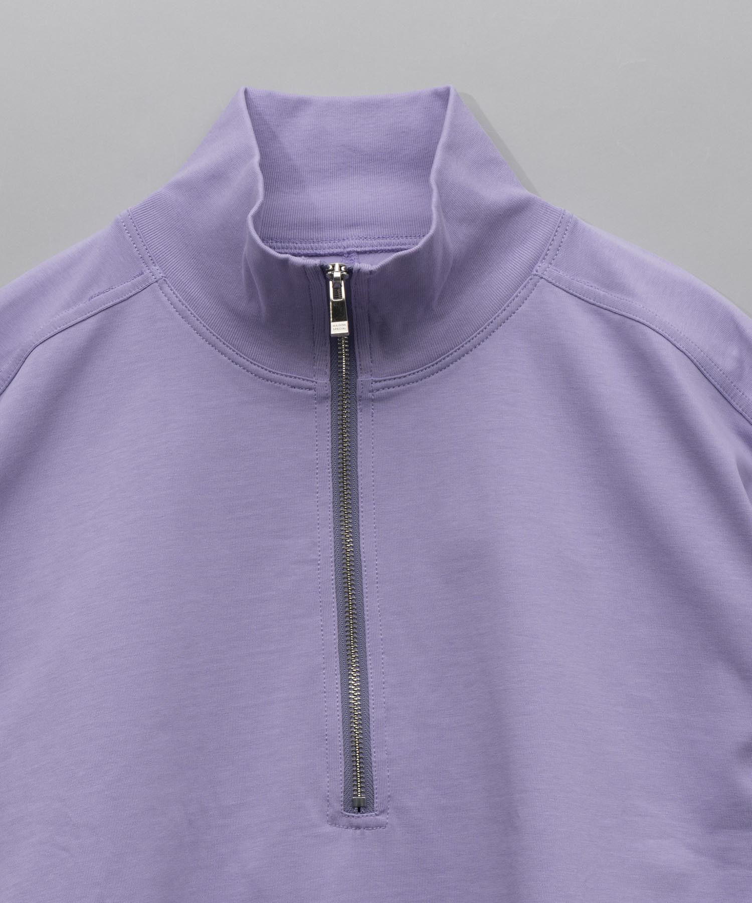 Heavy-Weight Cotton Prime-Over Half Zip T-Shirts