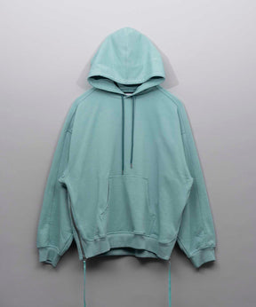 Heavy-Weight Sweat Prime-Over Side Zip Pullover Hoodie