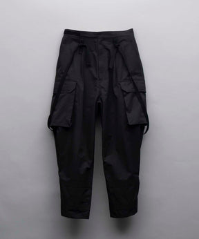 Cotton Nylon Twill Suspender Cargo Pants