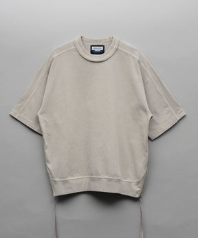 Heavy-Weight Cotton Prime-Over Side Zip Pigment T-Shirts