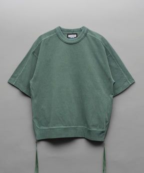 Heavy-Weight Cotton Prime-Over Side Zip Pigment T-Shirts