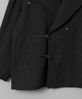 Prime-Over Wide Collar Toggle Button Jacket