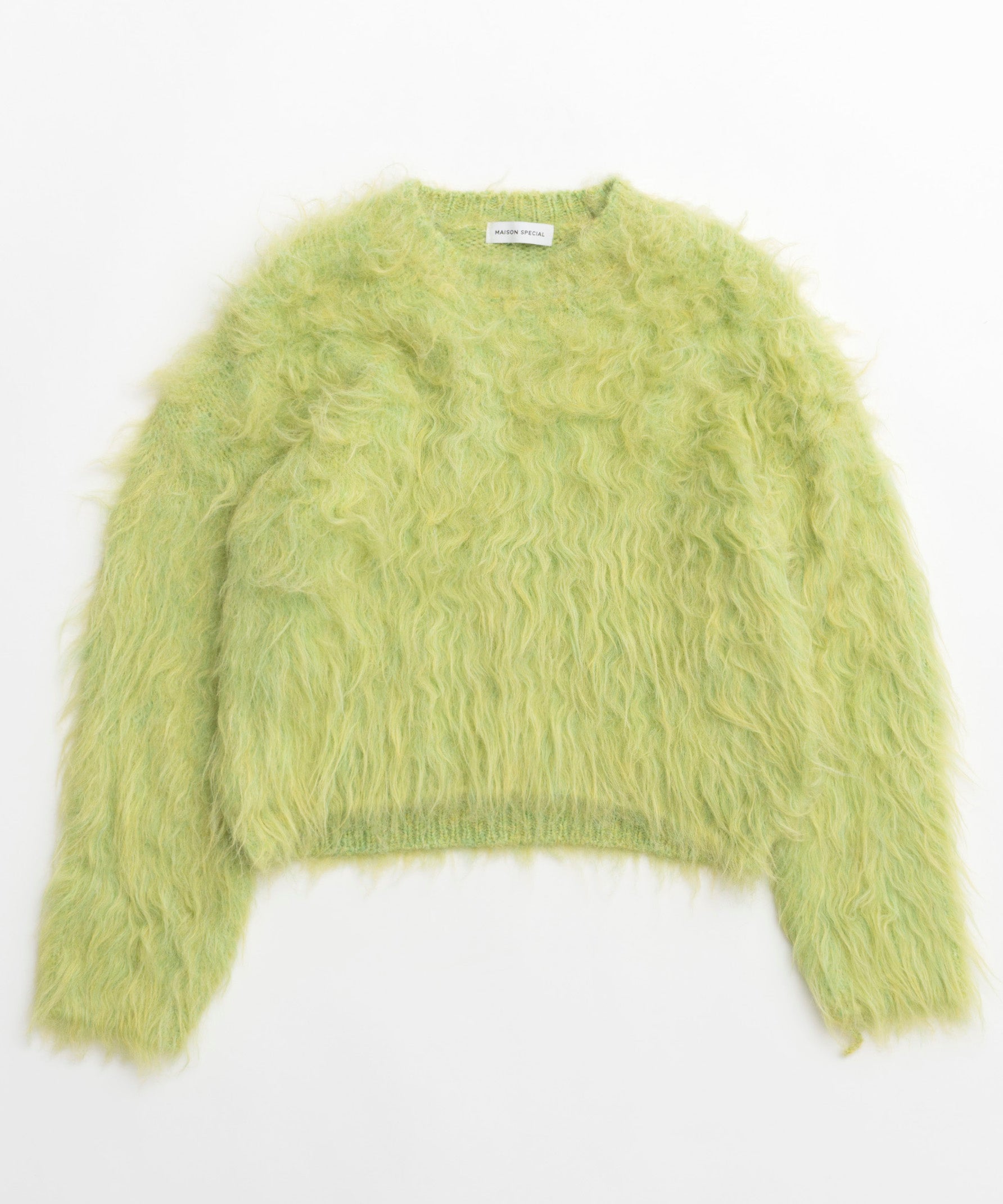 Fluffy Shaggy Knit Pullover