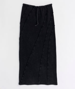 Rib Maxi Tight Skirt