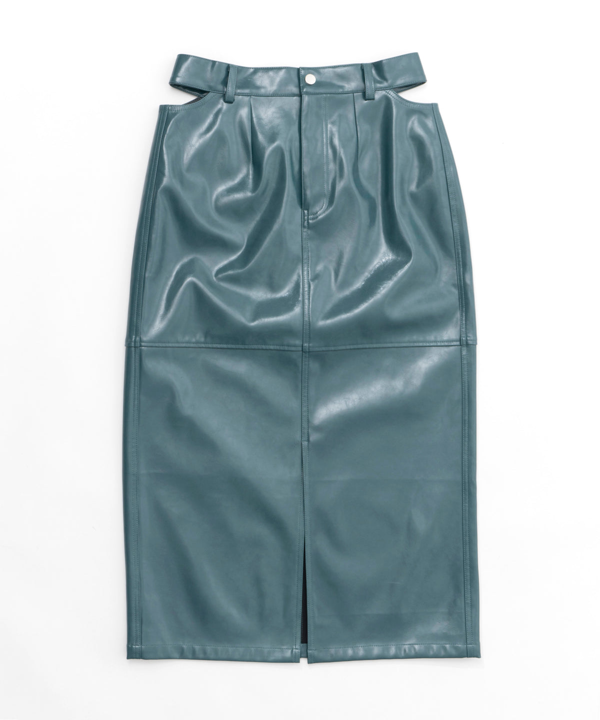 【SALE】Vegan Leather Tight Skirt