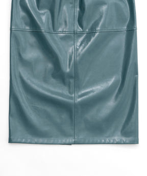 【SALE】Vegan Leather Tight Skirt