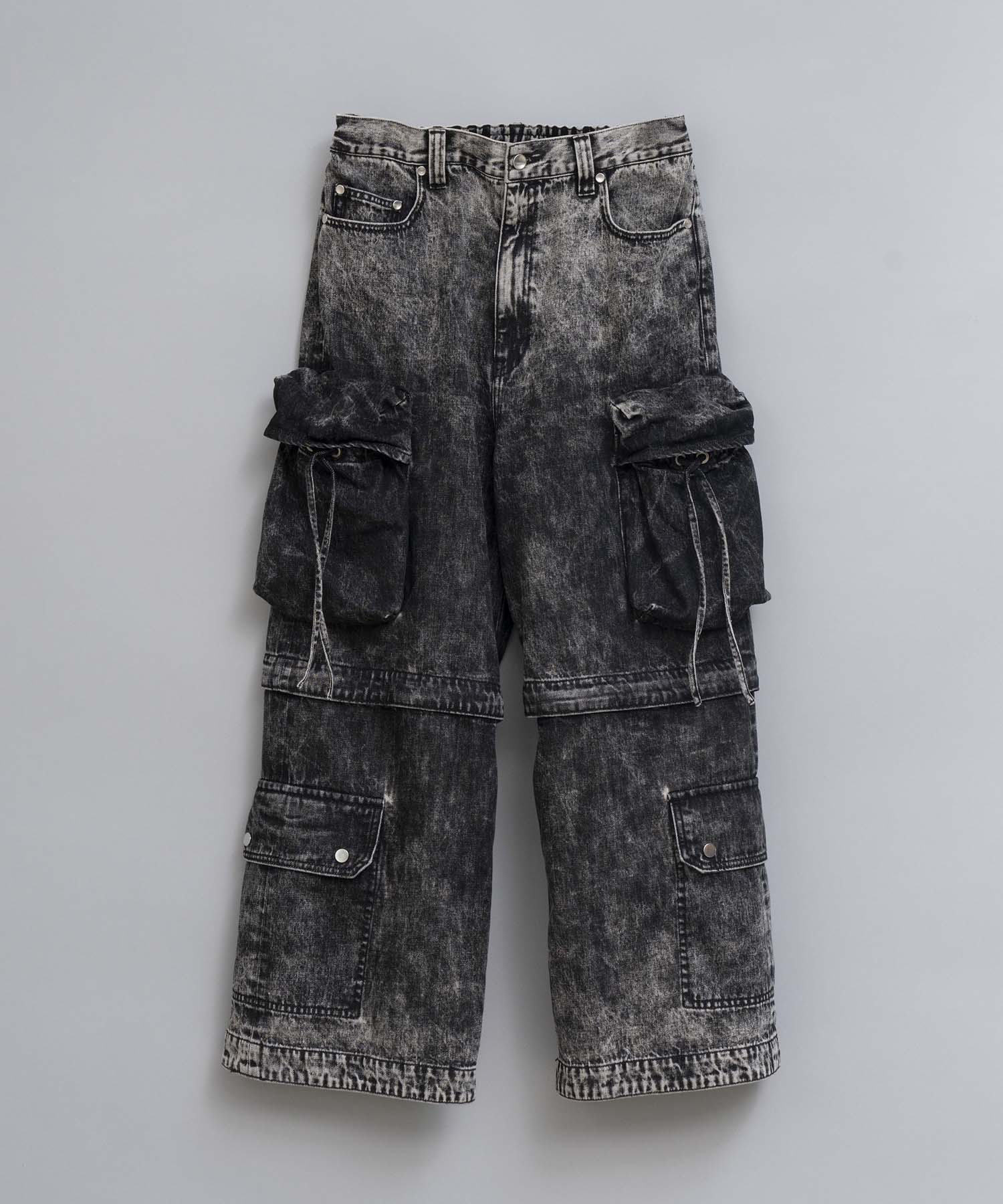 Big Pocket 2WAY Buggy Denim Cargo Pants