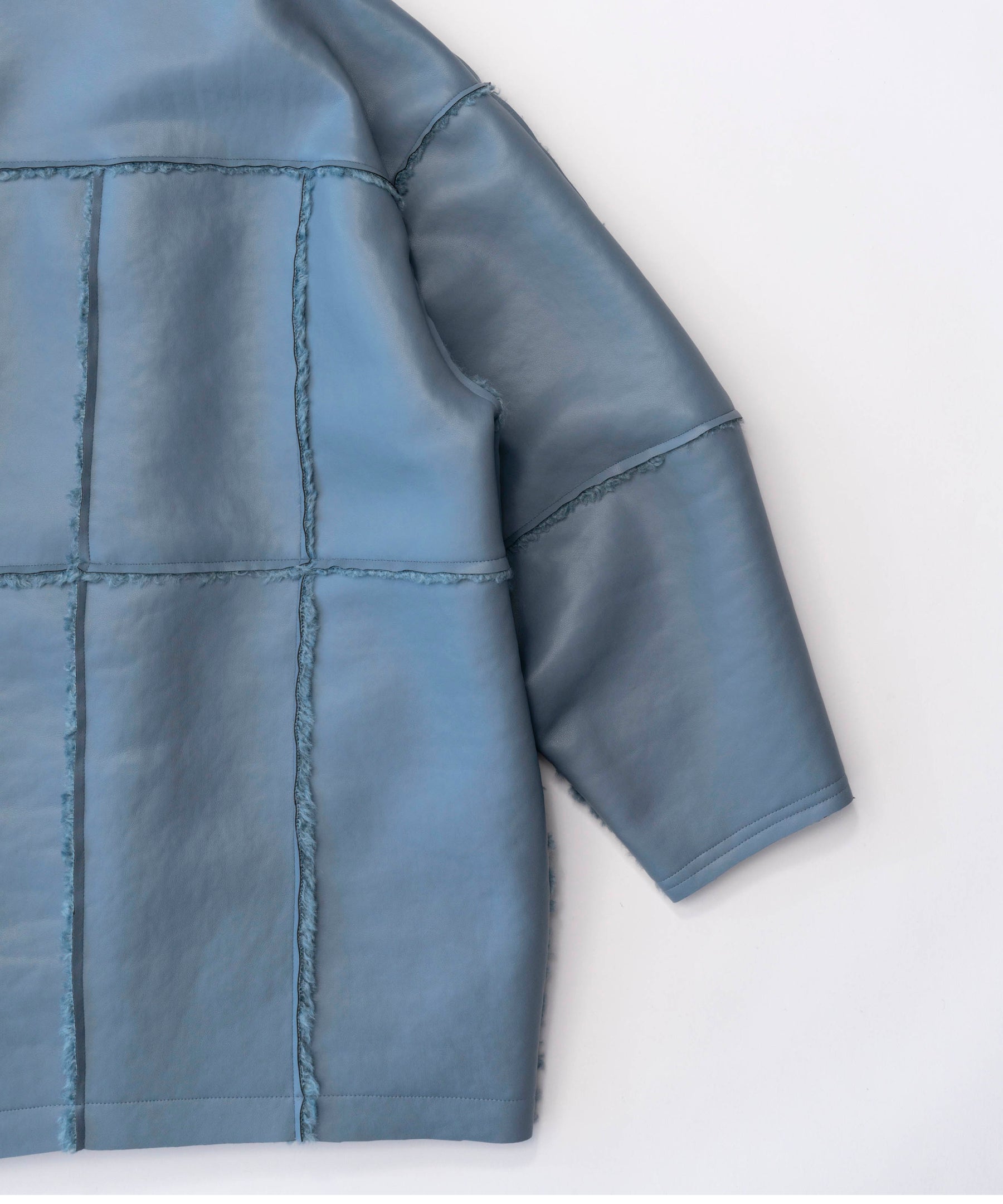 Reversible Vegan Mouton Coat