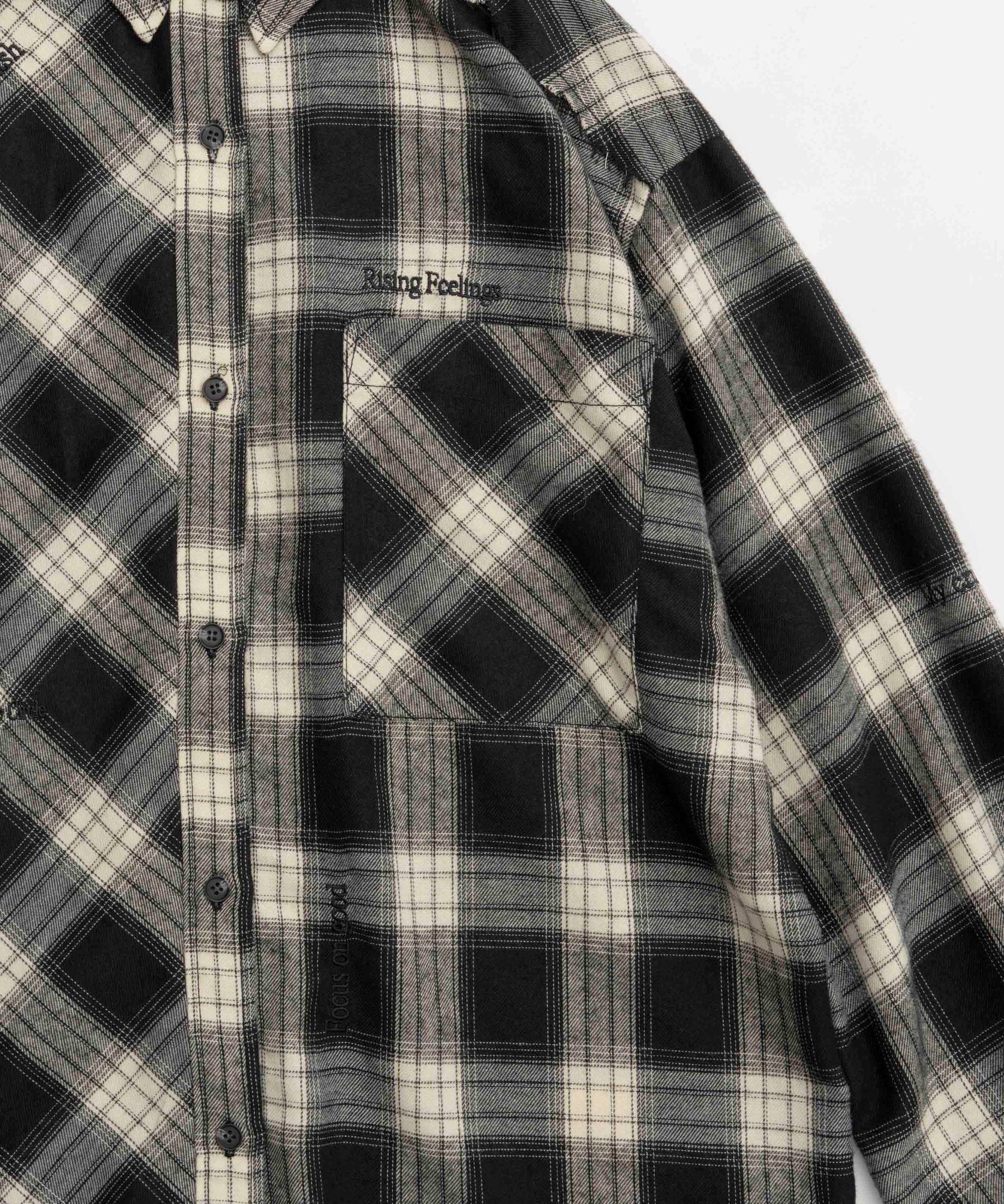 Random Checkered Oversized Shirt