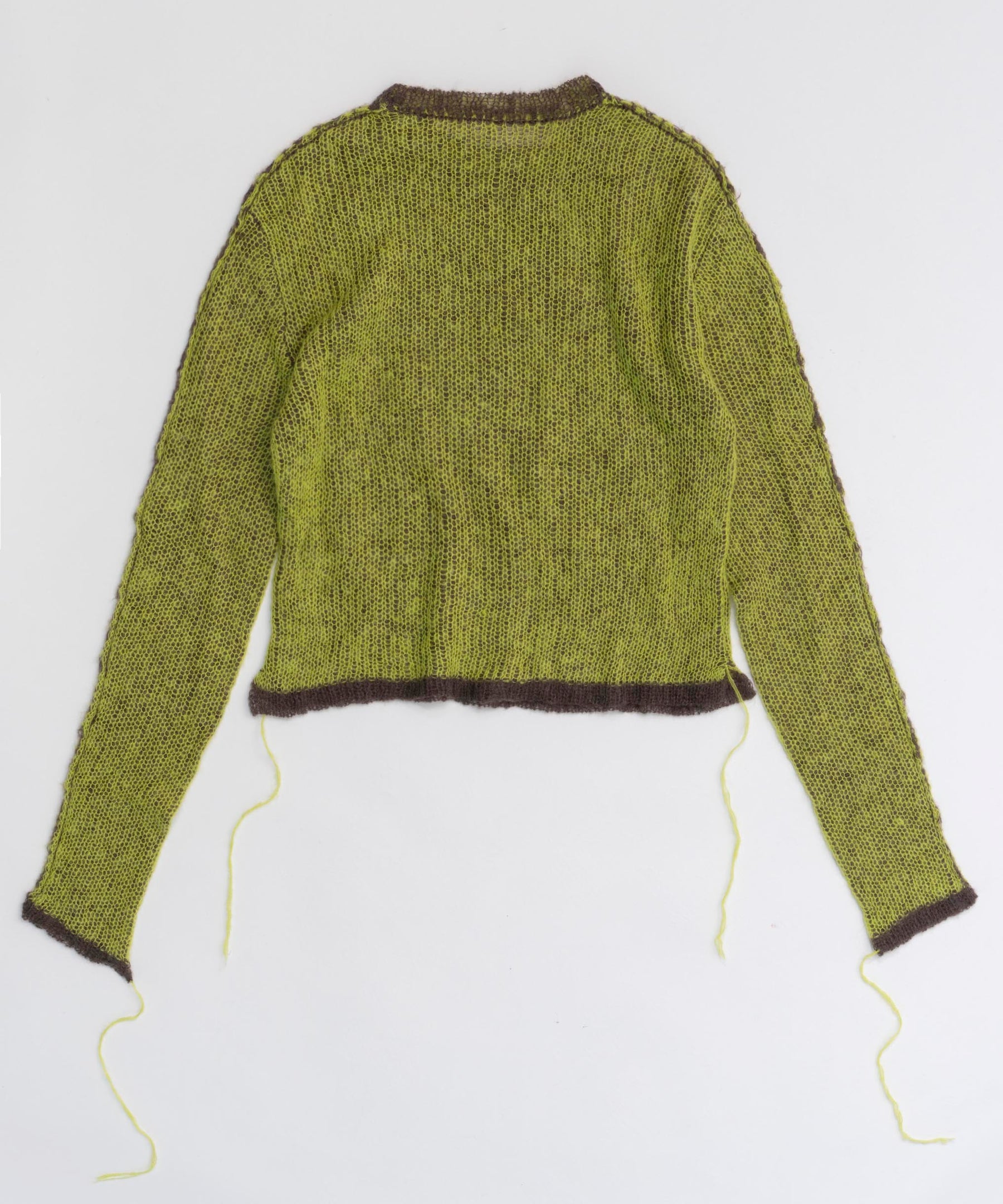 Reversible Mohair Knit Pullover