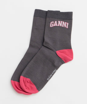 【GANNI】Print Socks