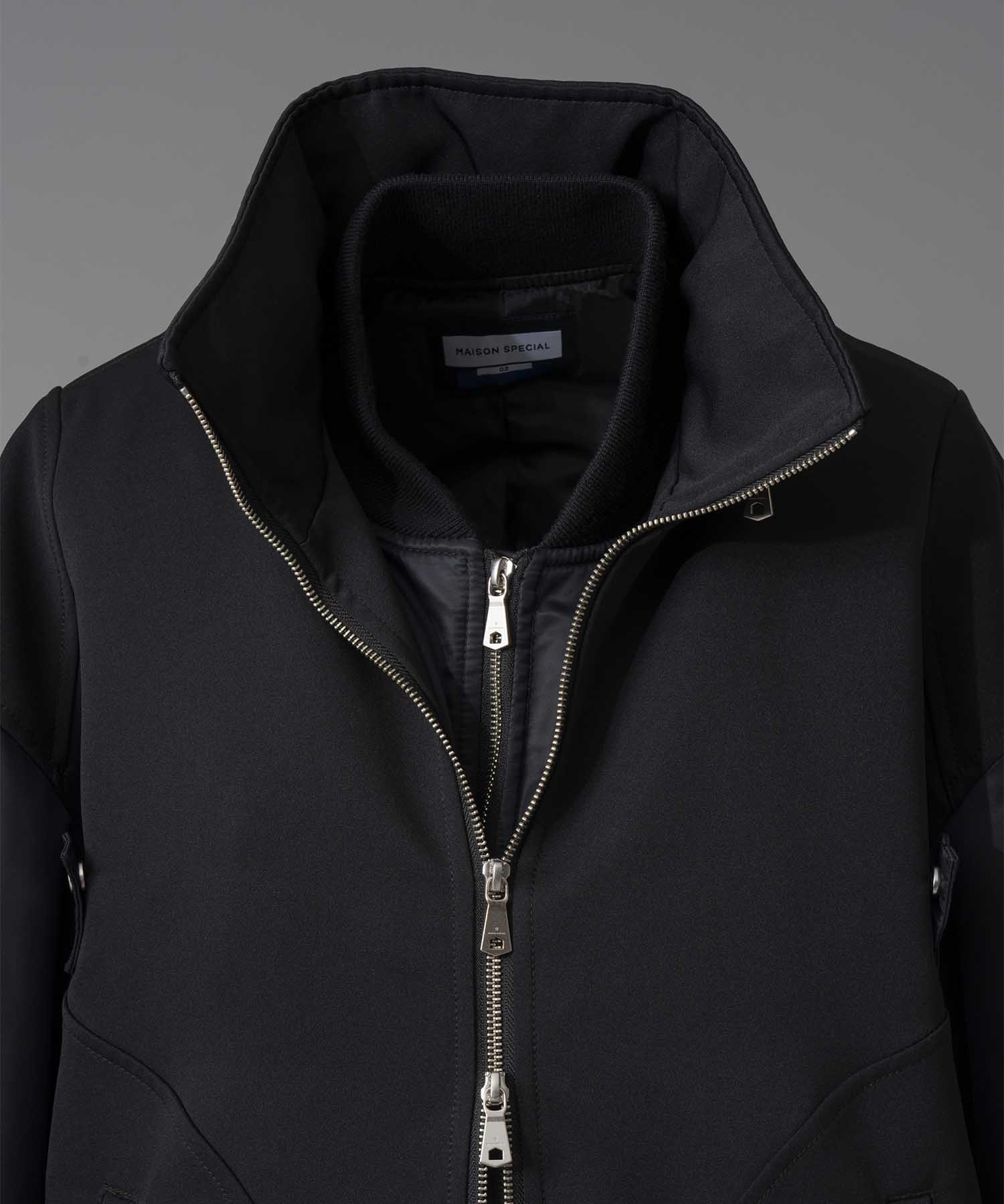 Prime-Over Docking Stand Collar Blouson