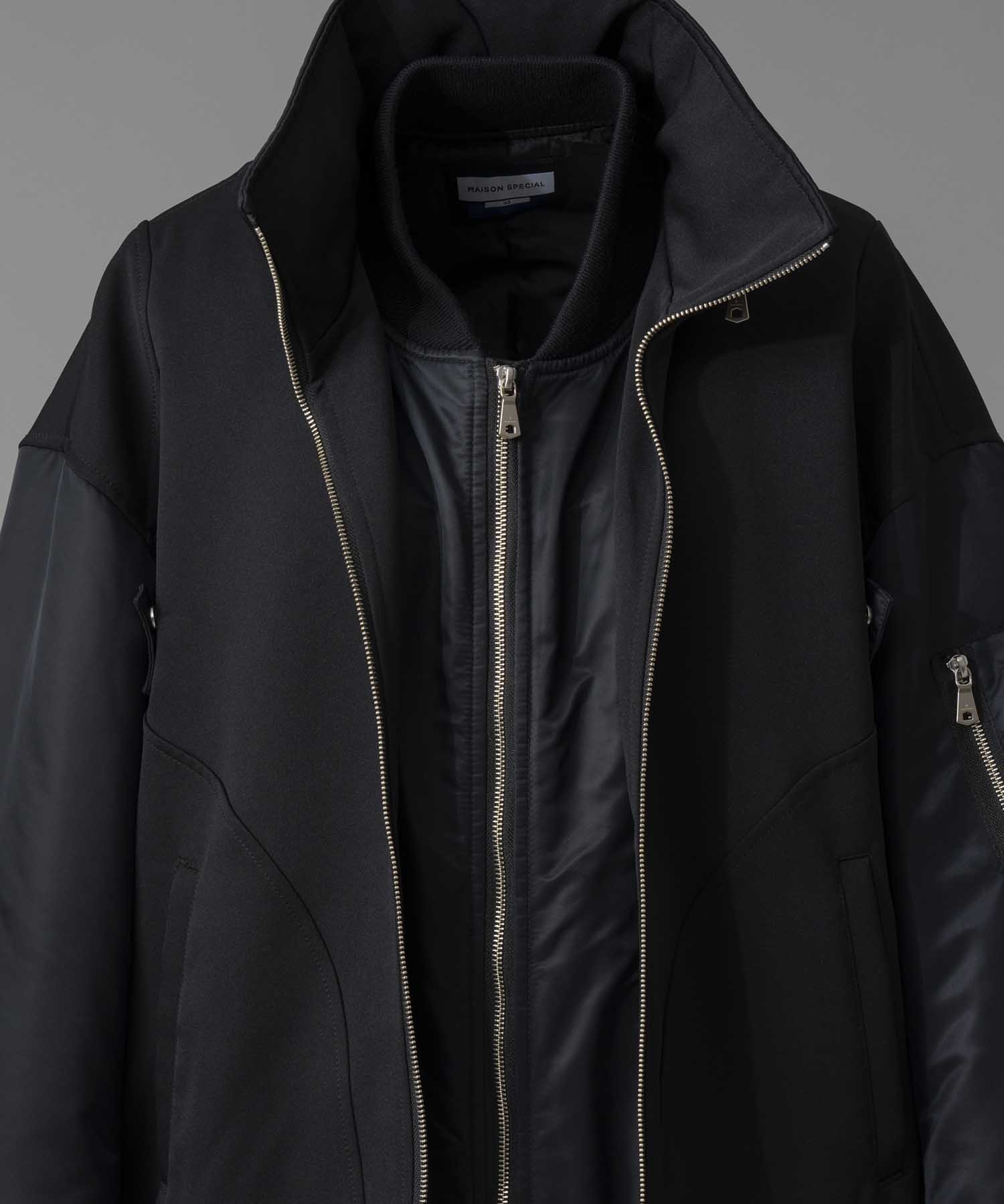 Prime-Over Docking Stand Collar Blouson