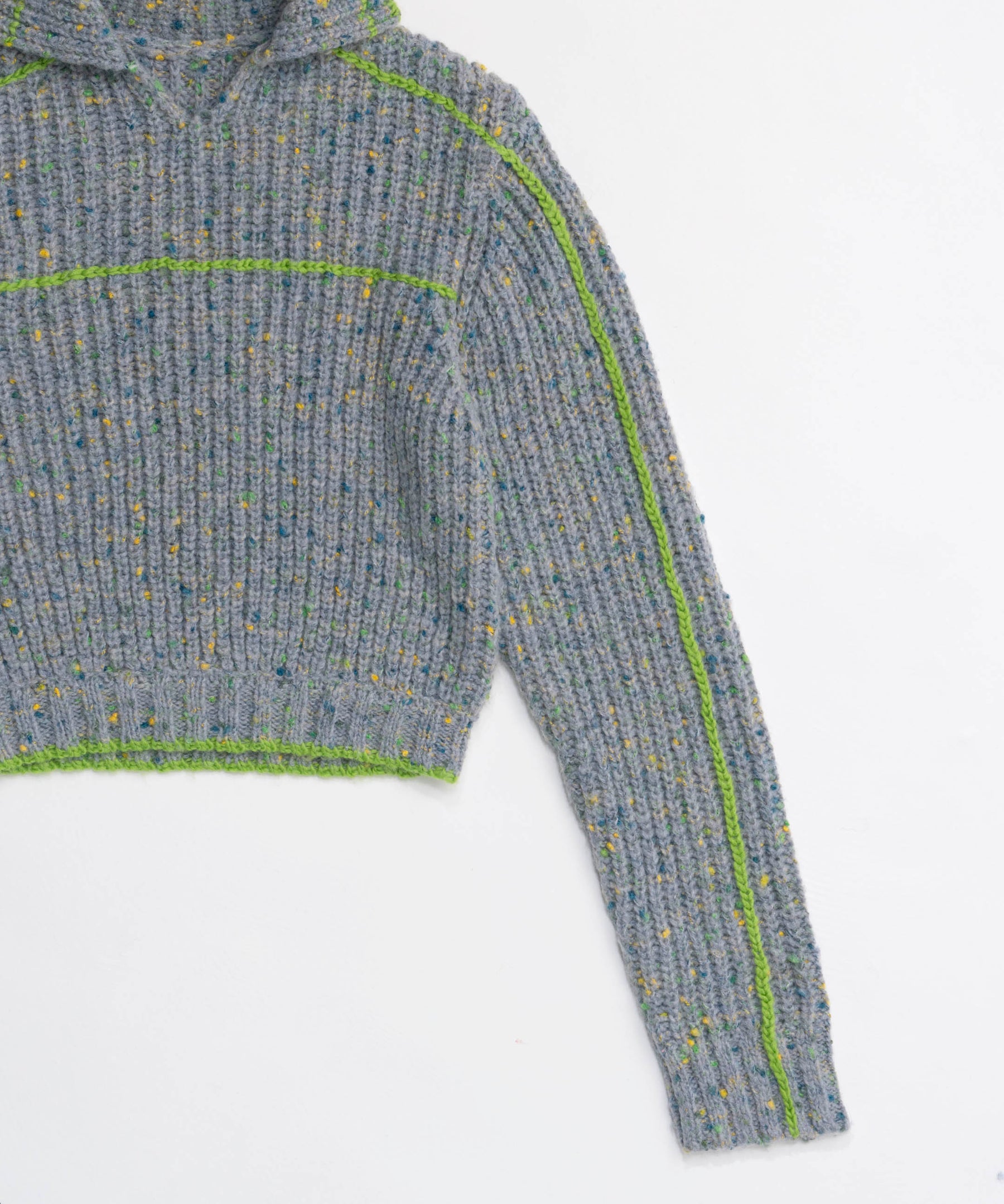 Nep Yarn Linking Knit Tops