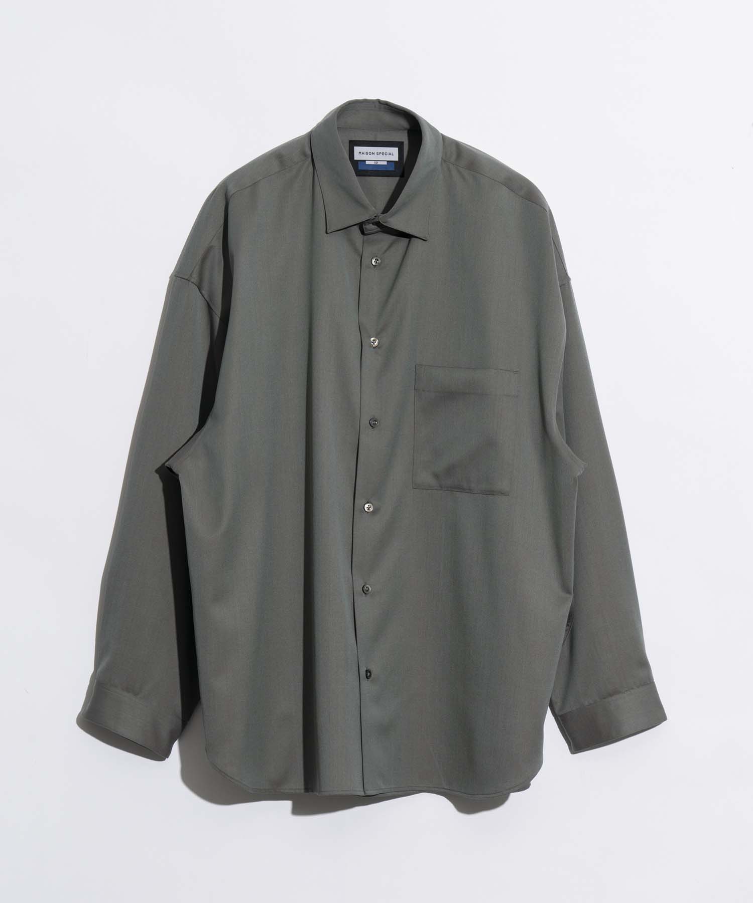 Prime-Over Wool Chambray Shirt