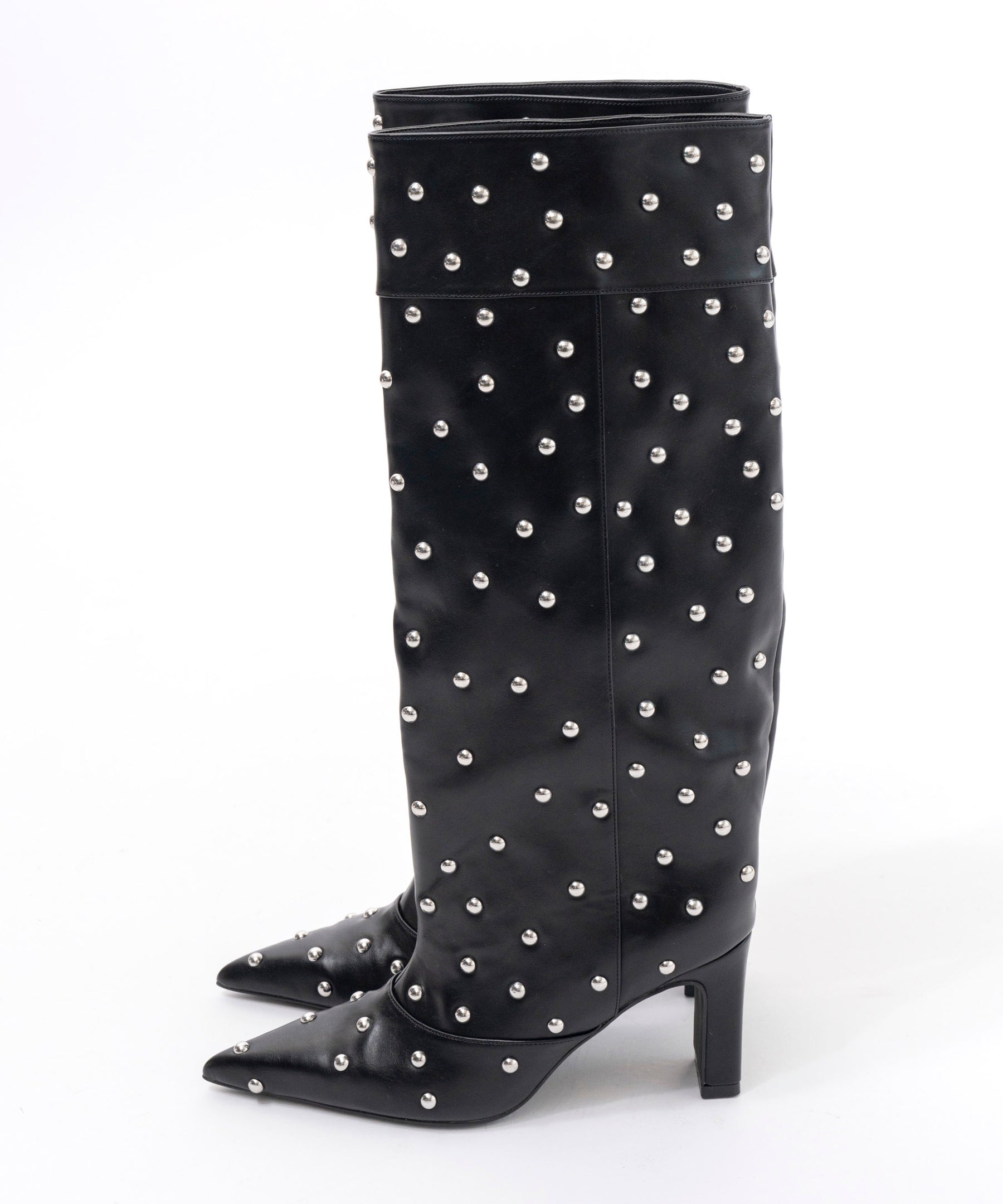 Studs Loose Long Boots