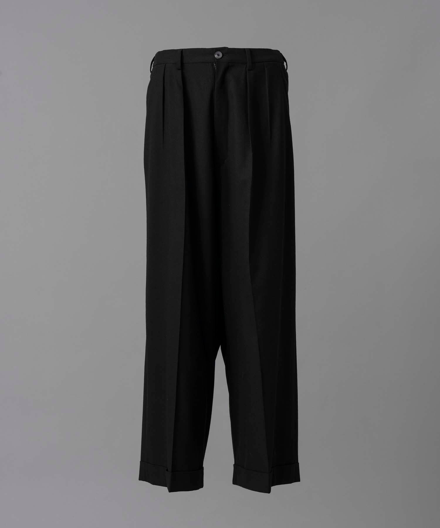 Prime-Wide Forward Drop Two Tucks Pants