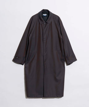 Prime-Over Wool Chambray Balmachan Coat