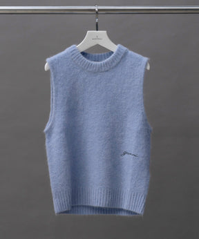 【GANNI】Brushed Alpaca O-Neck Vest