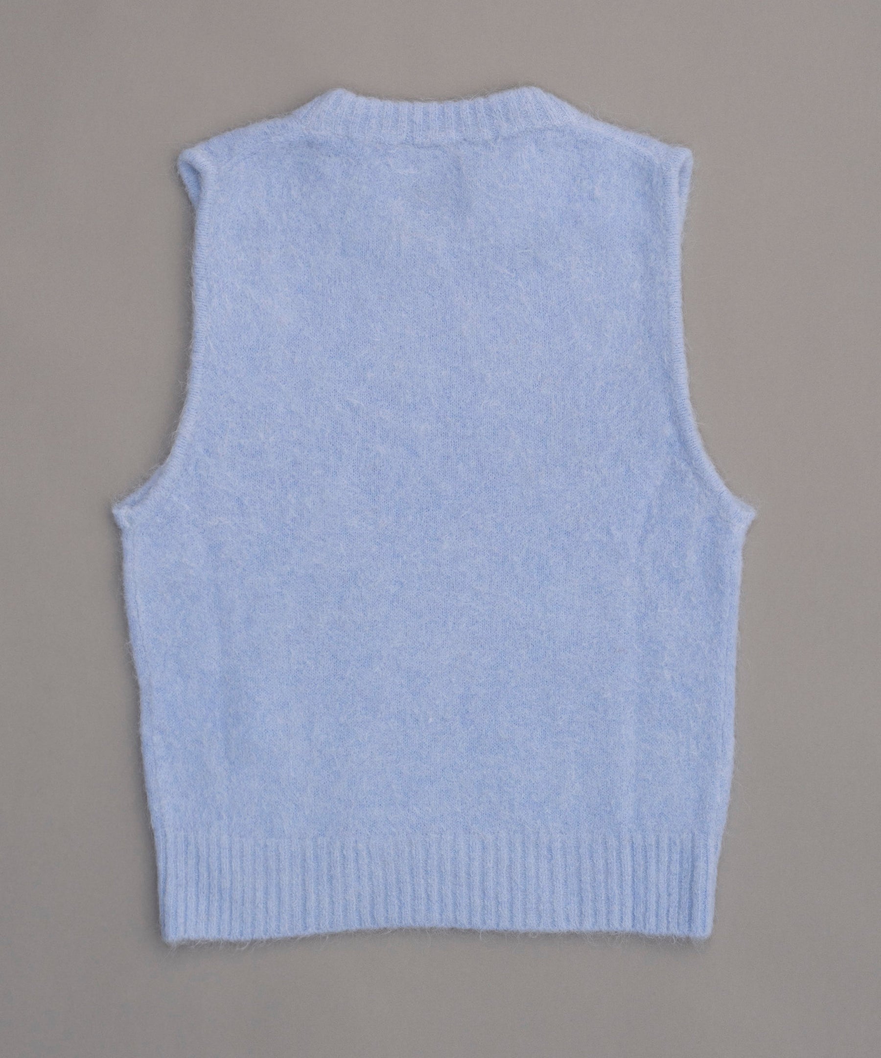 【GANNI】Brushed Alpaca O-Neck Vest