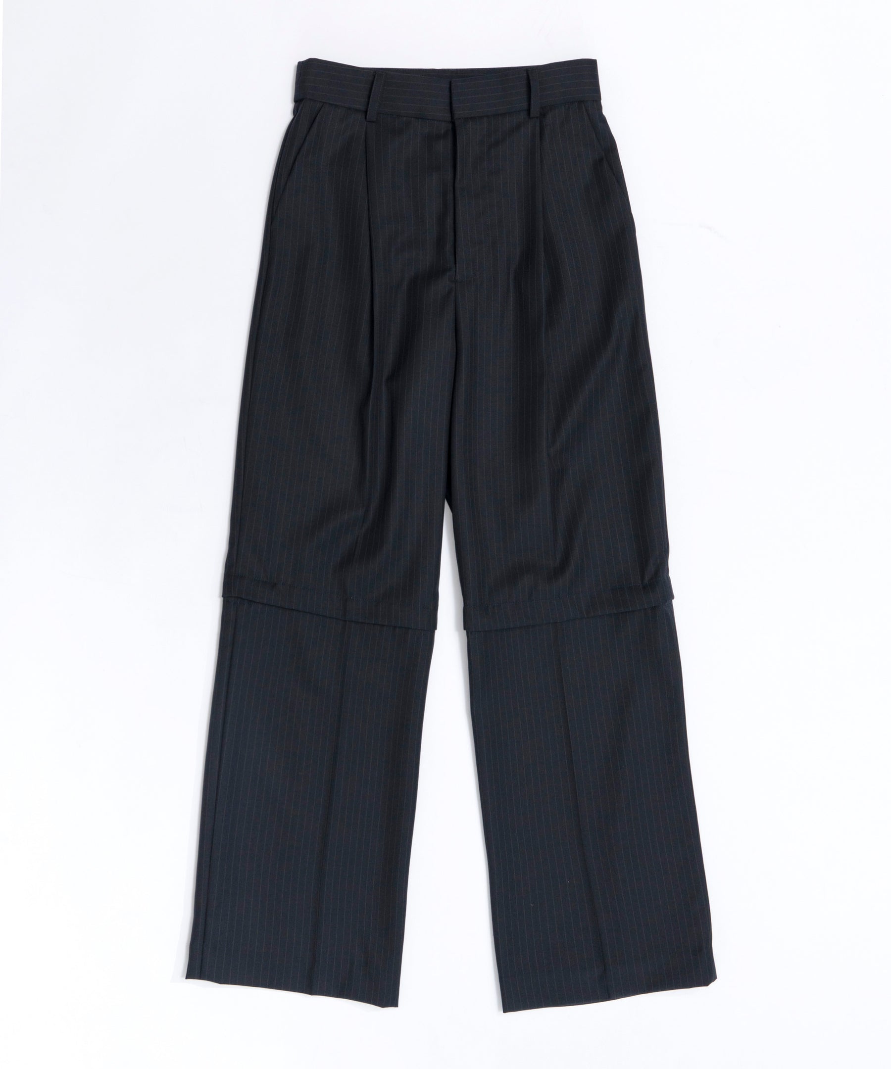 【SALE】2way Two Tuck Wide Pants