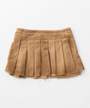 Pleated Skirt Layered Pants