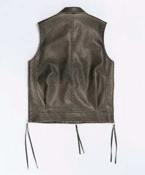 Vegan Leather Riders Gilet